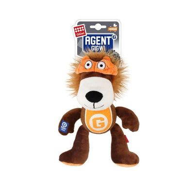 GiGwi – Agent GiGwi Plush Dog Toy | Tennis Ball Belly & Soft Plush Body