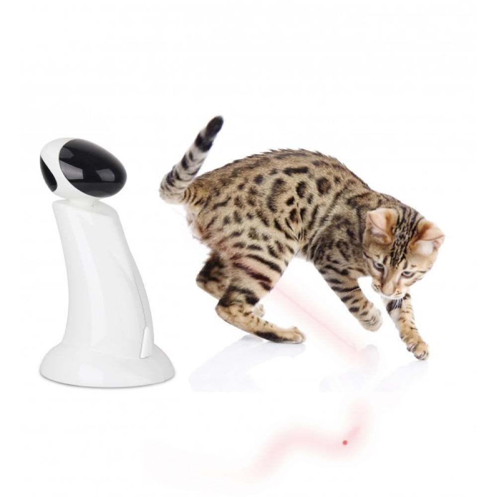 Laser Beam Cat Toy - Interactive Automatic Robot Pointer Pet Kitty Play - AFP - Image 3.0
