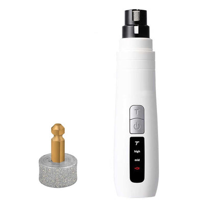 Turbo-Speed Electric Pet Nail Grinder - Quiet, USB Rechargeable Claw Filer - Essential Pet Grooming Tool - Pet Paradise Shop