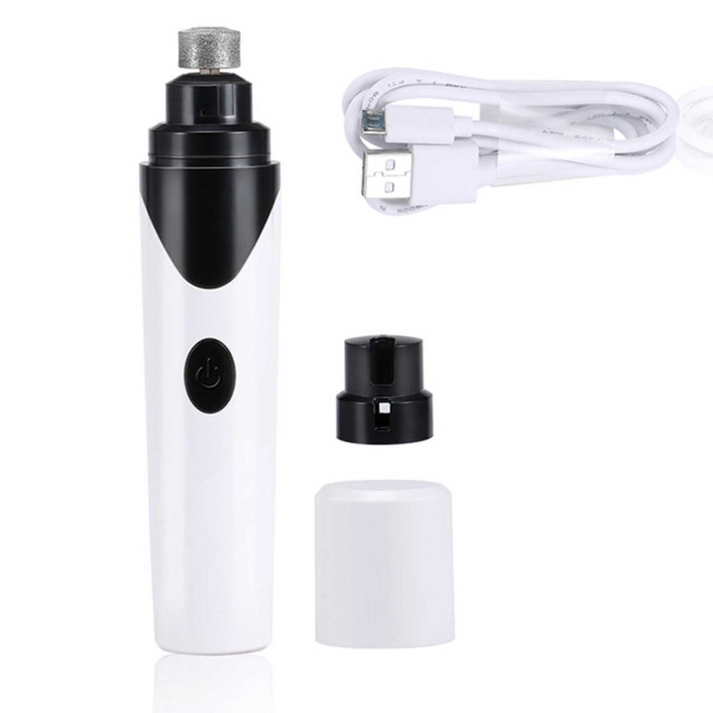 Quiet Electric Pet Nail Grinder & Trimmer - USB Rechargeable Claw Filer - Essential Pet Grooming Tool - Pet Paradise Shop