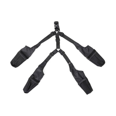 Dog Adjustable Suspender Boots Waterproof Dog Shoes Anti-Slip Pet Paw Protector - M