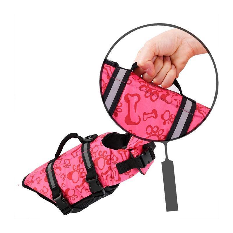 Dog Life Jacket Pet Swim Vest Floatation Aid for Boating and Water Activities Green - M
