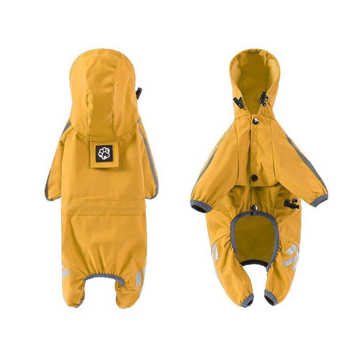 Waterproof Four Corner Pet Raincoats In Large Medium And Small Sizes Are Suitable For Dogs - Pink - XXL