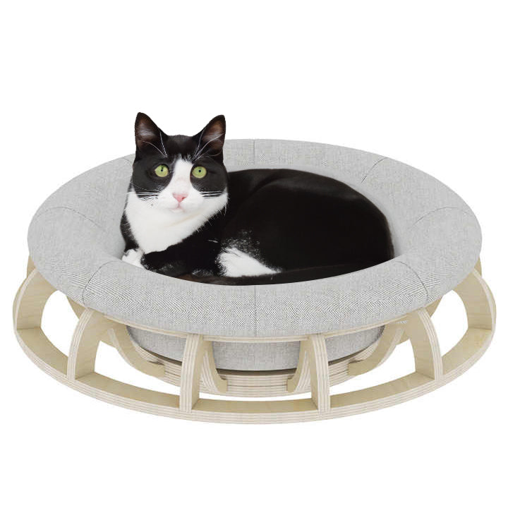 Timber Gyro Cat Nest Bed - Image 6.0
