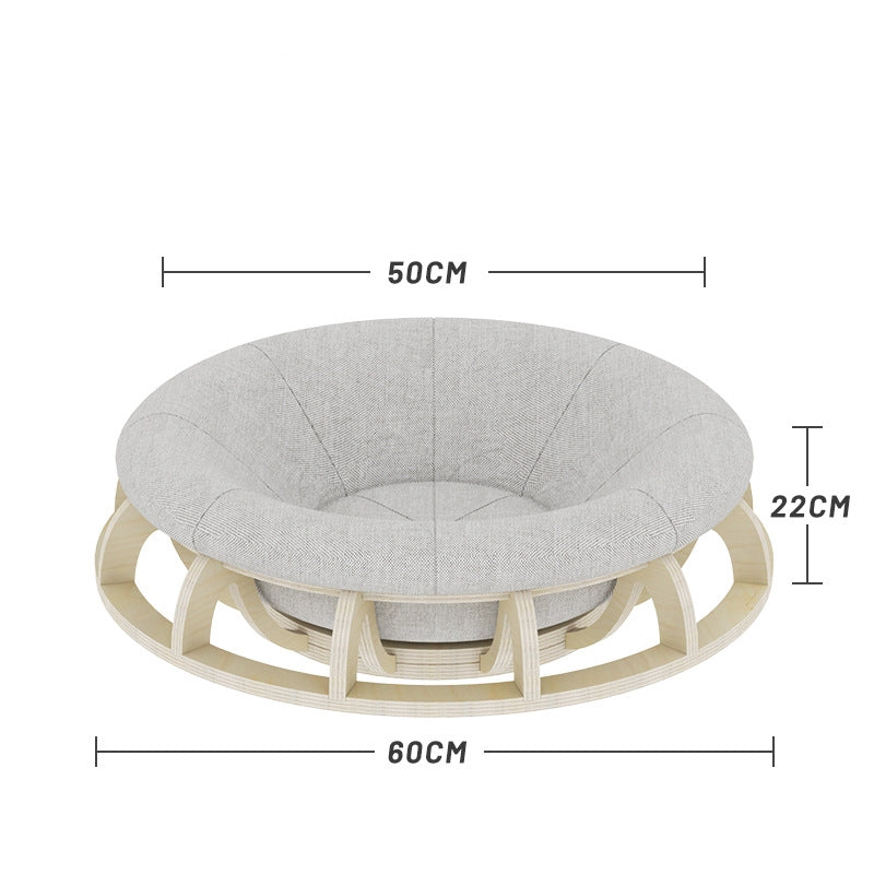 Timber Gyro Cat Nest Bed - Image 4.0