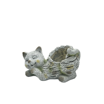 Winking Cat Planter - View 2