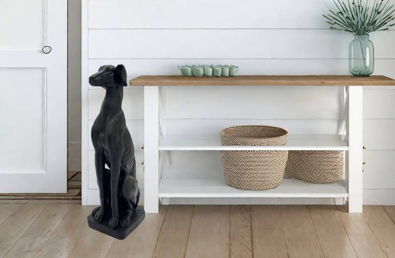 Deco Greyhound Dog Statue 82cm