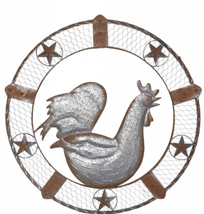 Main Rooster Wall Art 60x60cm