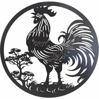 Redlin Rooster Wall Art 40cm