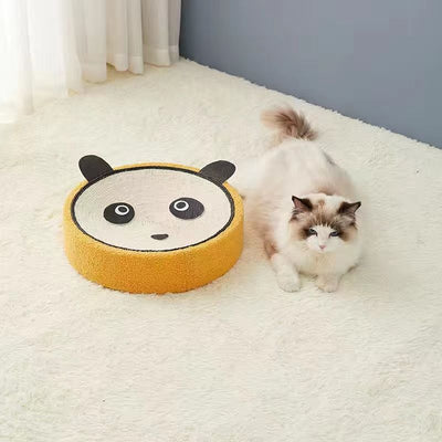 Cute Green All Sisal Frog Cat Scratching Post and Lounger - 41cm Cat Scratch Proof Basin