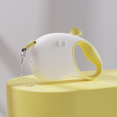 Retractable Dog Leash - Reflective Pet Lead with 3m Extension, One-Button Control(Yellow)