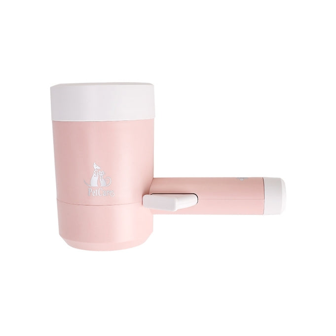 Premium Pink Portable Dog Paw Cleaner Cup - 360° Semi-Automatic Scrubber - Essential Pet Grooming Tool - Pet Paradise Shop