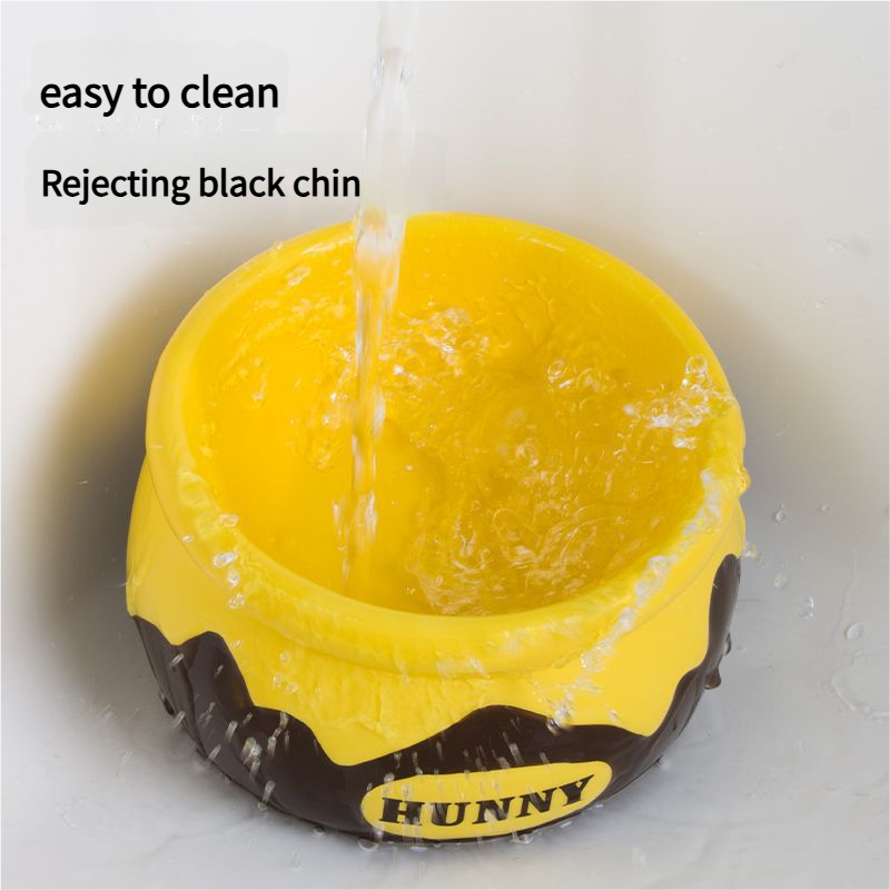 Premium Elevated Pet Bowl with Ergonomic 15° Tilt & Large Capacity(Honeypot)