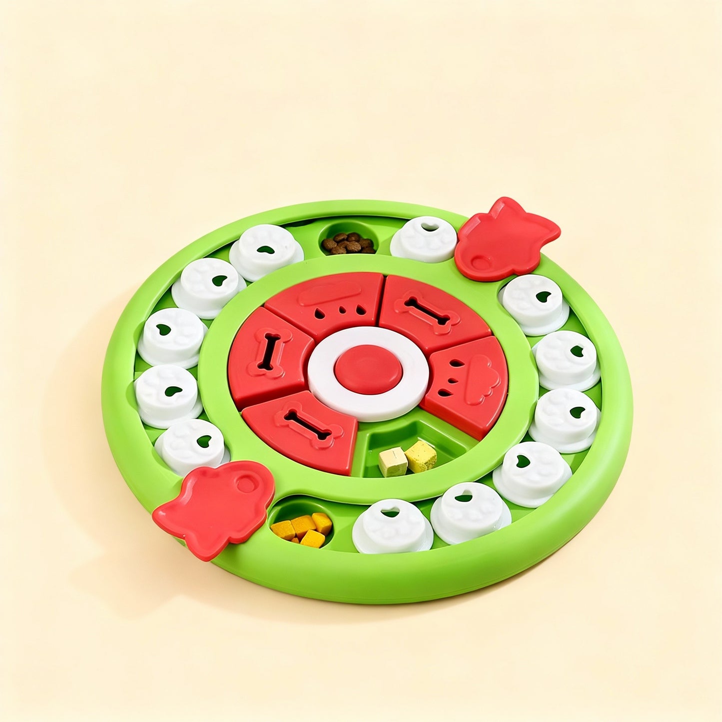 Pizza Puzzle Treat Toy for Dogs and Cats – Interactive Slow Feeder Enrichment Game – Pawstock Australia