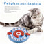 Pizza Puzzle Treat Toy for Dogs and Cats – Interactive Slow Feeder Enrichment Game – Pawstock Australia