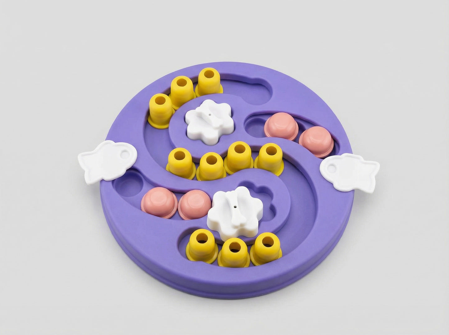 Advanced sliding maze dog puzzle toy with treat compartments for mental stimulation – PawStock Australia