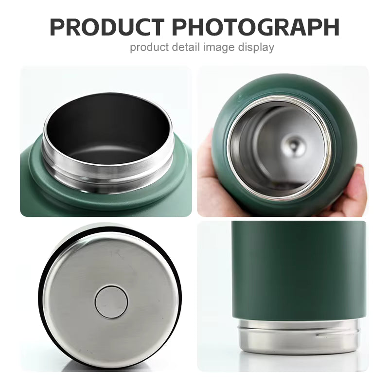 Pawstock 3 in 1 insulated dog water bottle with dual stainless steel bowls