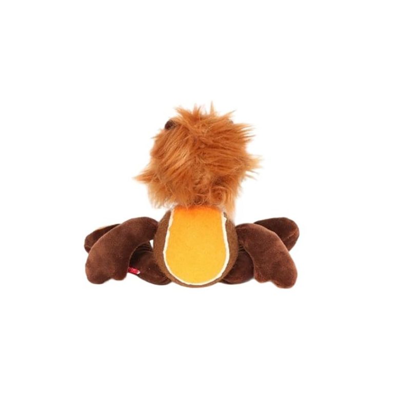 GiGwi – Agent GiGwi Plush Dog Toy | Tennis Ball Belly & Soft Plush Body