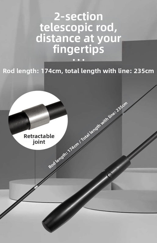 Interactive LED telescopic pole cat teaser stick