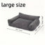 GREY Comfortable Cat Sofa, Cute and Soft Cat Bed, Cat House Breathable Cat Sleeping Basket, Suitable for Large, Medium, and Small Cats for Year-Round Sleeping Use, Cozy Pet Bed, Cat Furniture, Modern Pet Furniture, Fashionable Cat Perch, Comfortably Fille