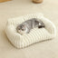 GREY Comfortable Cat Sofa, Cute and Soft Cat Bed, Cat House Breathable Cat Sleeping Basket, Suitable for Large, Medium, and Small Cats for Year-Round Sleeping Use, Cozy Pet Bed, Cat Furniture, Modern Pet Furniture, Fashionable Cat Perch, Comfortably Fille