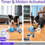 Interactive Dog Toys with Motion Activated, Squeaky Dog Toy Active Rolling Ball Wicked Ball for Daily Training  BLUE