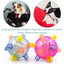 LED Dog Jumping Ball, Jump Activated, Rubber Light Up Ball, Non-Toxic Flashing Jumping Balls, Non-Toxic Pet Flash DAnce