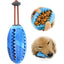 Dog Chew Toy, Educational Dog Toy, Heavy Duty Rubber, Blue - Biting, Chasing And Fetching Toy - For Medium Dogs