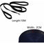 Dog Leash 5M/ 10M / 15M Black, Dog Training Leash, Long Leash For Small To Large Dogs