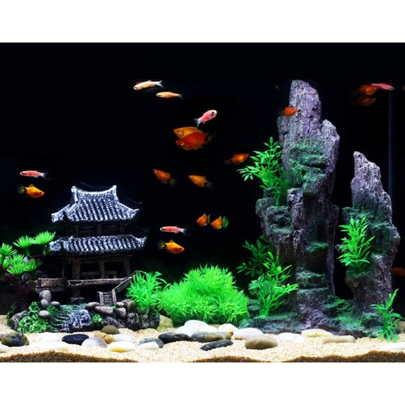 Classic Resin Aquarium Decoration Realistic  Eco-Friendly Castle
