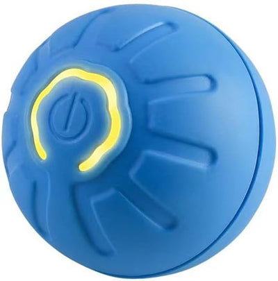 Pet Toys - Dog Toys - Interactive Dog Toys - Automatic Moving, Bouncing and Rotating Dog Ball - IPX7 Waterproof - Active Rolling Ball for Small and Medium Dogs (Blue)