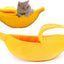 Cat Basket - Creative Cat Basket - and Cat Kennel - Warm and soft plush puppy mat - Cute fruit design for cats, kittens and dogs - 55 x 20 x 15 cm(M)
