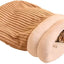 Cat Bed - Cave Cat Basket - Winter Sleeping Bag for Pets - Soft Plush Cat Bed - Suitable for Indoor Cats, Kittens and Dogs (Beige, L-54*45cm)