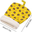 Cat Bed - Pet Sleeping Bag - Warm Pet Bed - Winter Cat House - Suitable for Indoor Use - Comfortable and Sheltered - Give Your Pet a Warm Hideaway (Yellow, One Size)