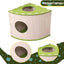 Cat House - Cat Basket - Cat Den - Felt-Shaped Cat Bed - Suitable for All Seasons - Warm | Scratch-Resistant - Pet Bed | Deep Sleeping Bed - Beige