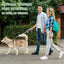 Extendable Dog Leash 16 Feet Nylon One Hand Brake Lock For Medium And Large Dogs