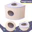 Cat House - Cat Basket - Cat Den - Felt-Shaped Cat Bed - Suitable for All Seasons - Warm | Scratch-Resistant - Pet Bed | Deep Sleeping Bed - Light Blue