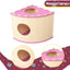Cat House - Cat Basket - Cat Den - Felt-Shaped Cat Bed - Suitable for All Seasons - Warm | Scratch-Resistant - Pet Bed | Deep Sleeping Bed - Pink