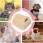 Cat House - Cat Basket - Plush and Warm - Removable and Washable - Closed Cat Bed for Winter - Suitable for Indoor and Outdoor Use in Winter, Camping, Travel, Bedroom, Living Room - Orange and White Checkered Pattern