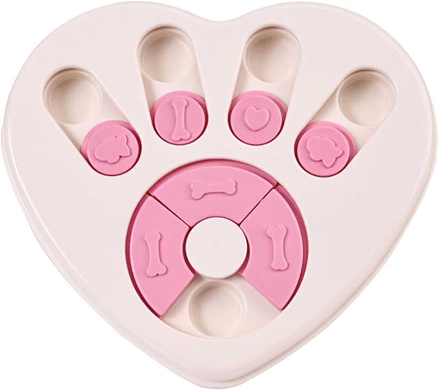 Dog Bowl - Slow Food Bowl - Educational Game - Interactive Toy - 1pc