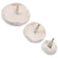 SWETRACE drill polishing pad Polishing Cloth Beige For Metal Surface Cleaning 3pcs