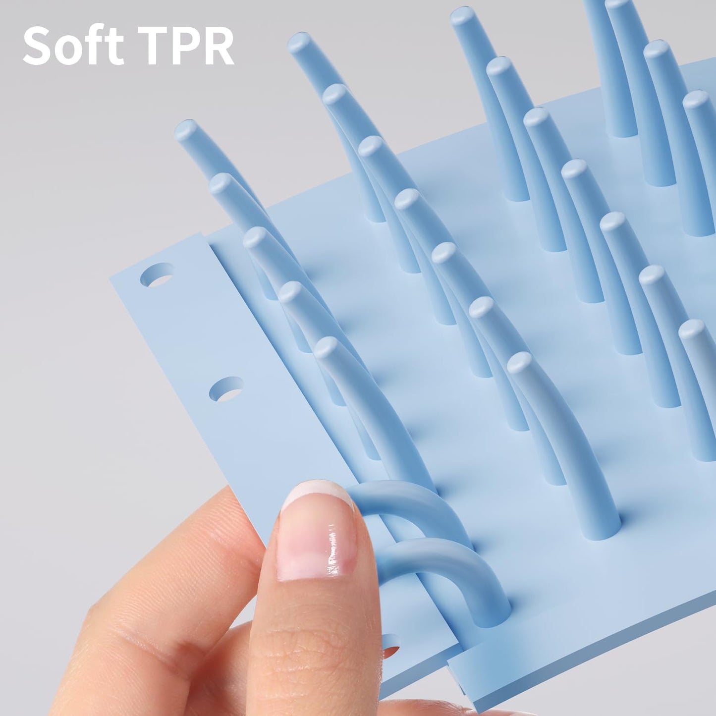 Dog Paw Cleaner - Paw Cleaner - Dog Paw Cleaner - Dog Accessories - Foot Cleaner - Coat Care - Dog Brush - Against Muddy Paws - Animal Supplies - Dog Wash - Portable - Soft Silicone - Blue - 1 Piece