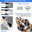 Dog Nail Drill - Electric Nail File - Cat Nail Trimmer - Pet Care - Paw Care - Nail Grinder - Dog Groomer - Animal Nail File - Cordless Design - Rechargeable Battery - With LED Lighting - Silent Motor - White - 1 Piece