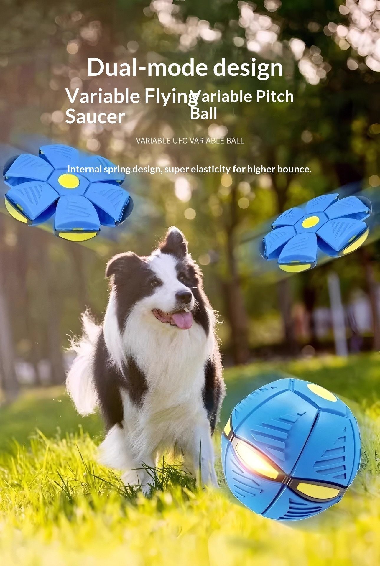 TransformingFlyingSaucerBall-Blue(ThreeLights)