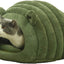 Green Cat Bed Cave - Cozy Pet House for Cats - Soft Kitten Sleeping窝