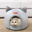 2024 Cat House Bed Soft Washable Grey XL 39x39x40cm