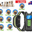 Electric Pet Dog Training Anti Bark Collar Sound Vibrate Auto  Rechargeable NEW