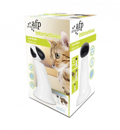 Laser Beam Cat Toy - Interactive Automatic Robot Pointer Pet Kitty Play - AFP - Image 2.0