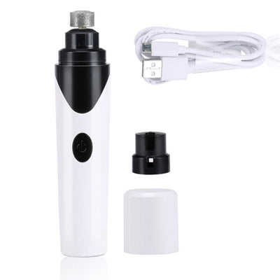 Quiet Electric Pet Nail Grinder & Trimmer - USB Rechargeable Claw Filer - Essential Pet Grooming Tool - Pet Paradise Shop