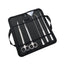 Stainless Steel Aquarium Tool Set Tweezers Scissors Spatula Kit 4 5 6PCS - 4PCS Tool + Bag